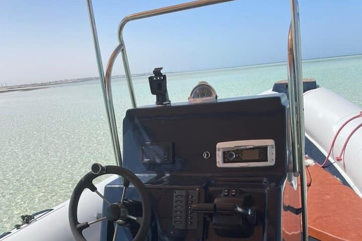 Private Hurghada Speedboat: 4-Hour Wild Dolphin Swim & Subwing Game photo 6
