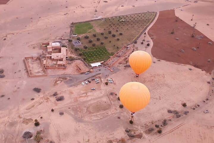Sunrise Hot Air Balloon Over Atlas Mountains with Berber Breakfast