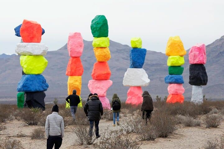 Red Rock Canyon and Seven Magic Mountains Day Tour from Las Vegas