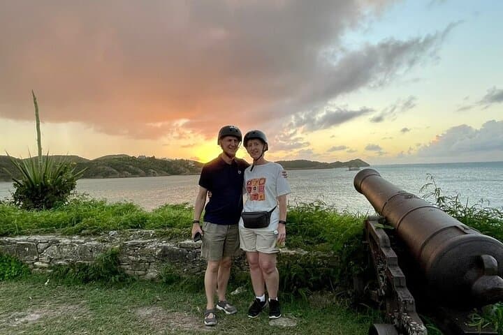 E-Bike Sunset Tour at Fort James, Antigua — Mangroves, Ruins & Coastal Views