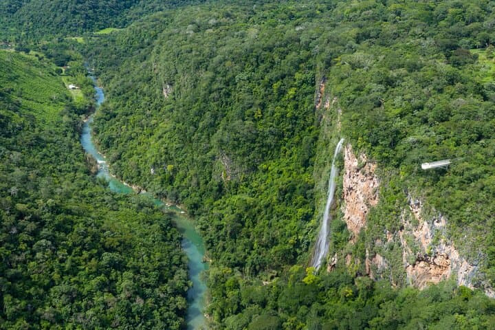 Boca da Onça Waterfall Hike: 156m Cascades & Natural Pools near Bonito photo 4