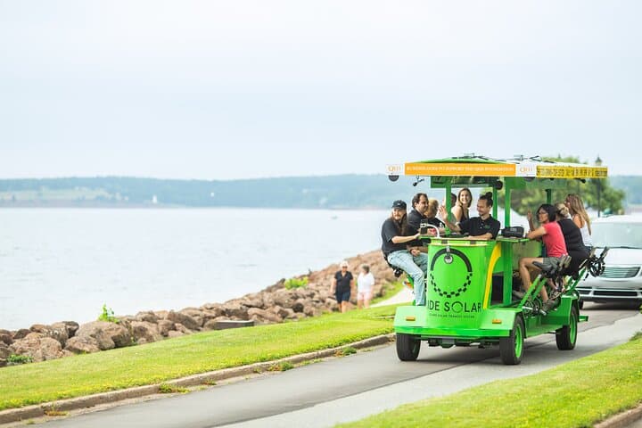 Charlottetown Waterfront Solar Pedal PartyBike Tour — Food, Drinks & Harbour Sights