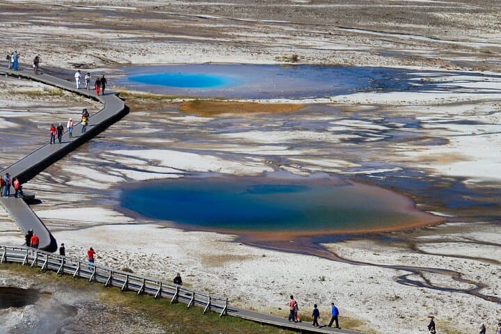 Private Family Yellowstone Day Tour: Grand Prismatic, Old Faithful & Wildlife with Lunch photo 4