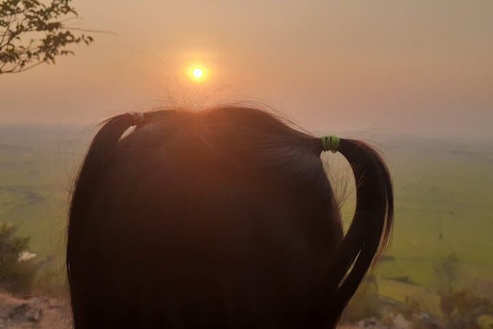 Sunset Cycling to Phnom Krom: Siem Reap Lotus Fields, Rice Paddies & Wat Chedei photo 2