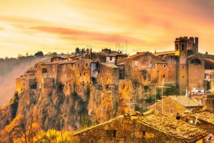 Private 2-Day Tour to Calcata & Monte Gelato Waterfalls from Rome