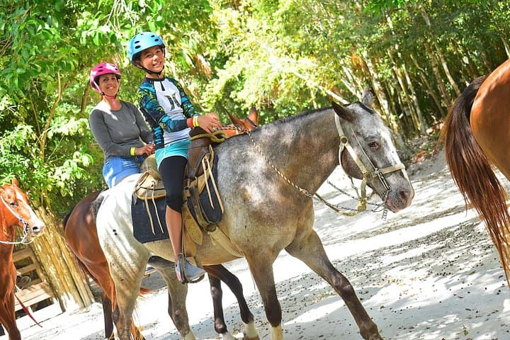Quintana Roo Jungle Combo: ATV, Horseback, Zip Line & Cenote Adventure