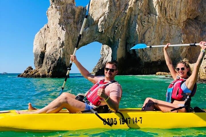 Glass-Bottom Kayak to El Arco & Playa del Amor — Private Cabo Kayak and Snorkel Tour