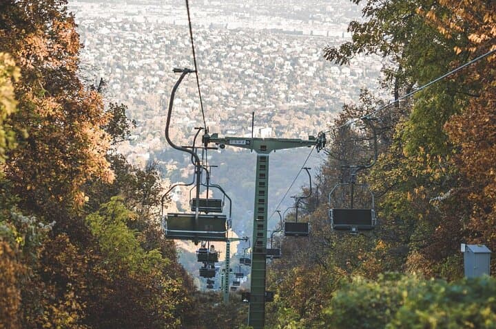 Chairlift to Budapest's Highest Point: Elisabeth Tower on János Hill
