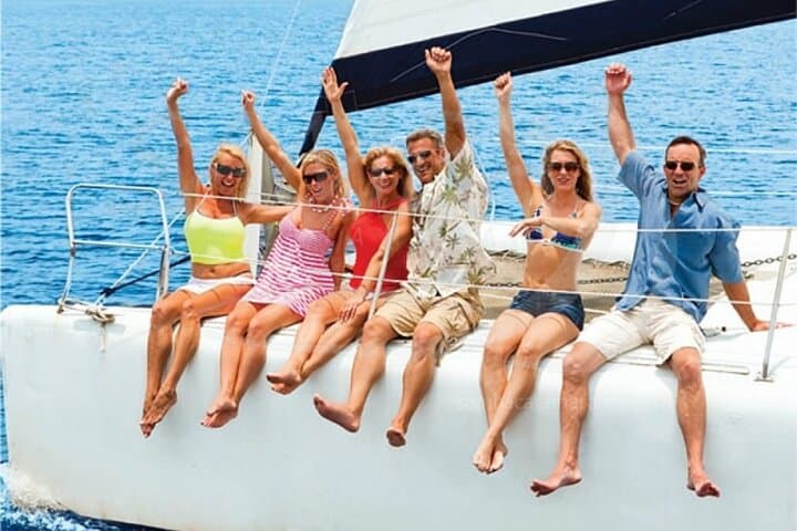 Catamaran Party to Isla Mujeres: Sailing, Snorkel & Beach Lunch from Cancun photo 4