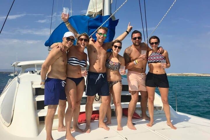 Catamaran Party to Isla Mujeres: Sailing, Snorkel & Beach Lunch from Cancun photo 2