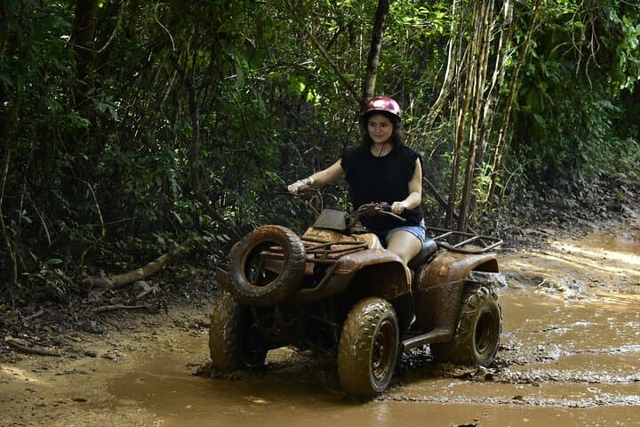 Jungle ATVs, Zipline Thrills and a Cenote Swim: Half-Day Adventure from Cancun photo 6