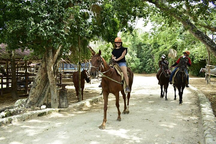 Jungle Adventure in Cancun: Horseback, ATV, Zipline & Cenote Swim photo 4