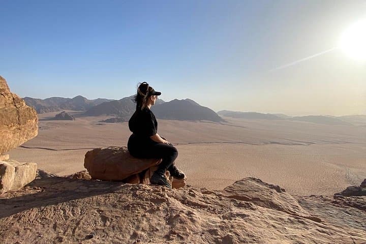 Hike Jebel Al Hash in Wadi Rum: Bedouin Tea, Ancient Caves & Sunset at Um Sabatah photo 1
