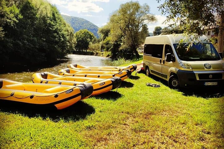 Rafting the Hron River: Inflatable Raft Rentals from Banská Bystrica photo 5