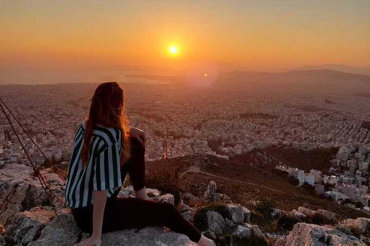Sunset Hike on Mt Ymittos: 360° Athens Evening Adventure