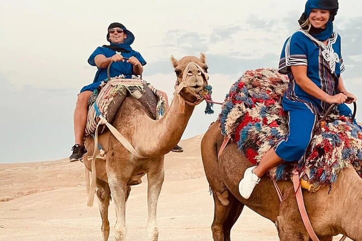 Sunset Camel Ride and Berber Dinner in the Agafay Desert