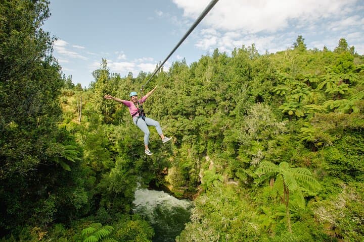 Flying Above the Kaituna: Okere Falls Zipline Adventure in Rotorua photo 3