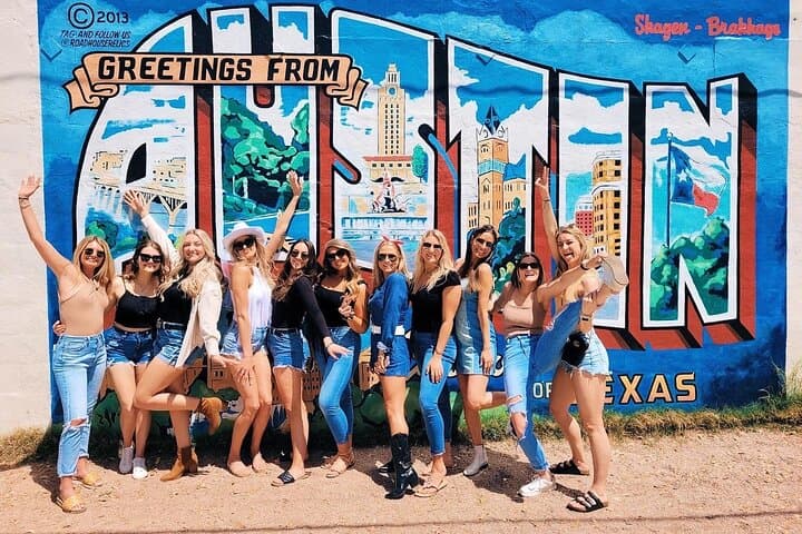 Austin Murals & Mimosas Roofless Party Bus Tour — South Congress & Downtown photo 2