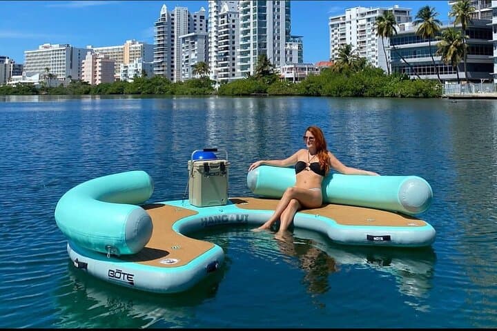 Condado Lagoon Floating Hangout — 2-Hour Prosecco & Charcuterie in San Juan photo 3