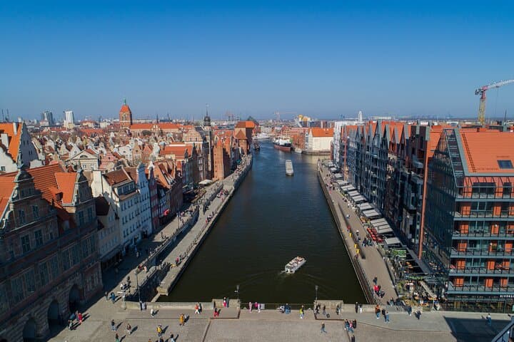 Gdańsk Motława River Luxury Catamaran Cruise: 45-Min Scenic Historic Tour photo 3