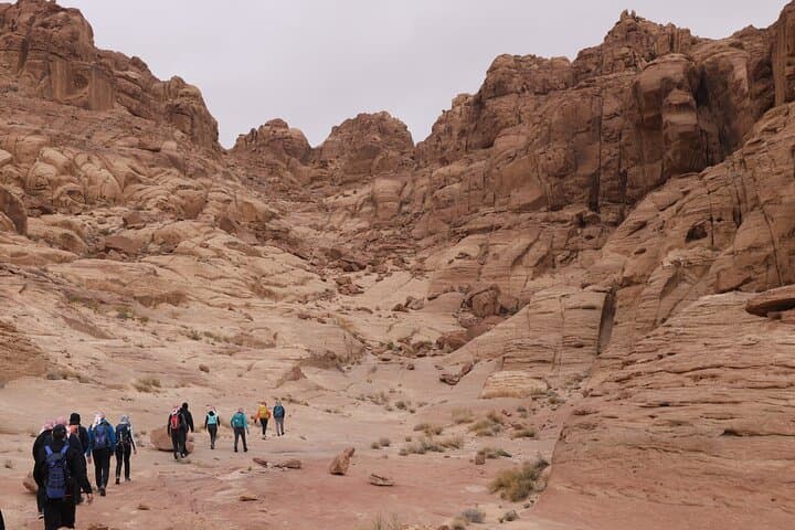 Wadi Rum Two-Day Hiking and Jeep Tour to Jabal Al Hash: Desert Arches, Nabataean Canyons, and Bedouin Camp photo 2