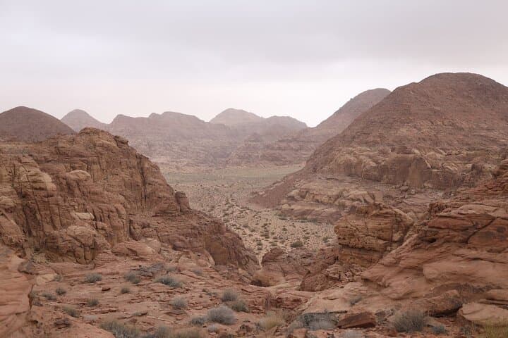 Wadi Rum Two-Day Hiking and Jeep Tour to Jabal Al Hash: Desert Arches, Nabataean Canyons, and Bedouin Camp photo 4