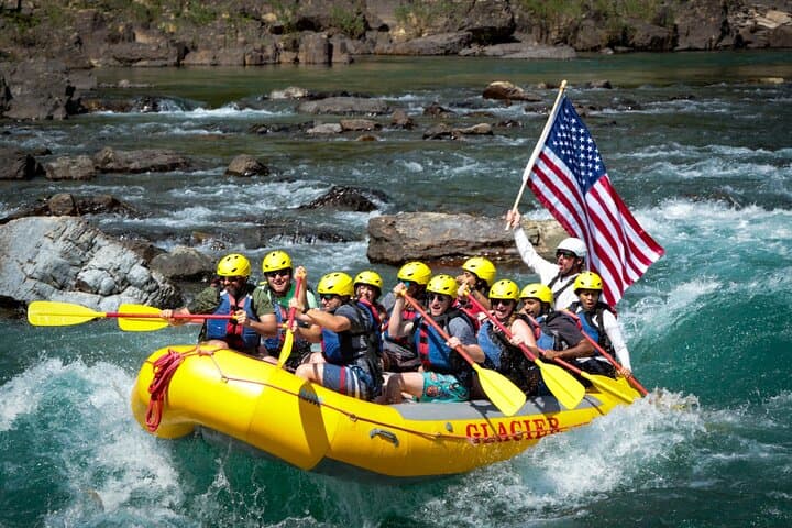 Flathead River Half-Day Whitewater Rafting with Riverside Dinner near Glacier National Park