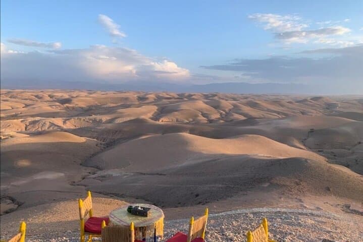 Sunset in Agafay: Camel Ride and Nomad Dinner from Marrakech