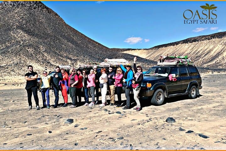 Overnight Camping in Egypt's White & Black Deserts — Crystal Mountain, Al Agabat Valley photo 2