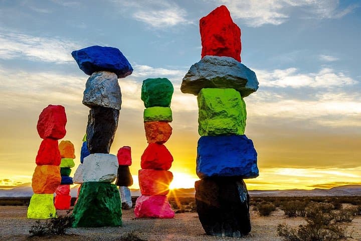 Seven Magic Mountains and Las Vegas Sign Day Tour from Las Vegas photo 4