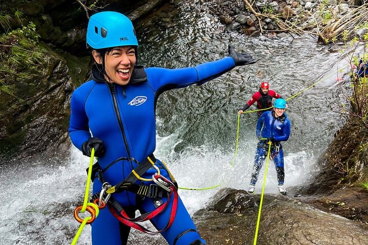 Madeira Canyoning: Intermediate Gorge Rappels, Jumps & Natural Slides from Funchal photo 4