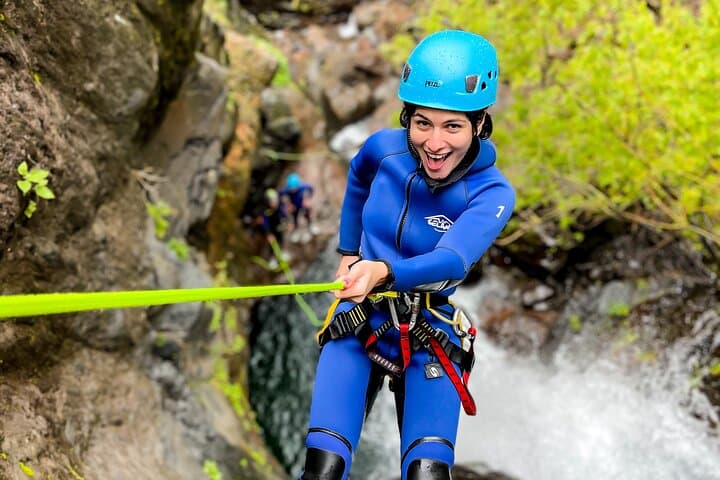 Madeira Canyoning: Intermediate Gorge Rappels, Jumps & Natural Slides from Funchal photo 5
