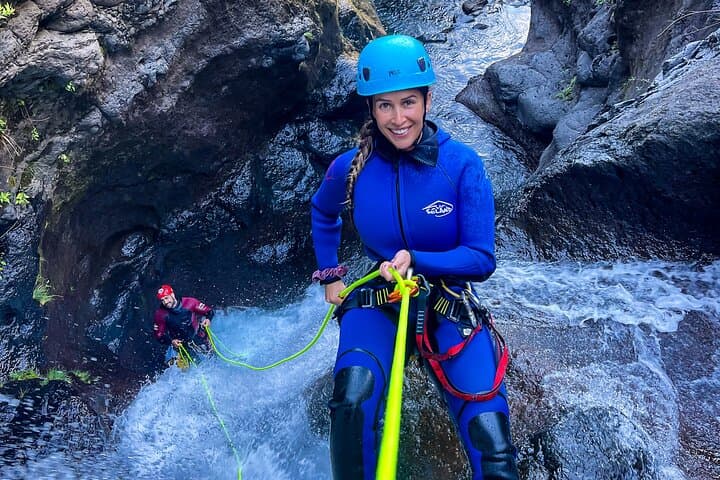 Madeira Canyoning: Intermediate Gorge Rappels, Jumps & Natural Slides from Funchal photo 6