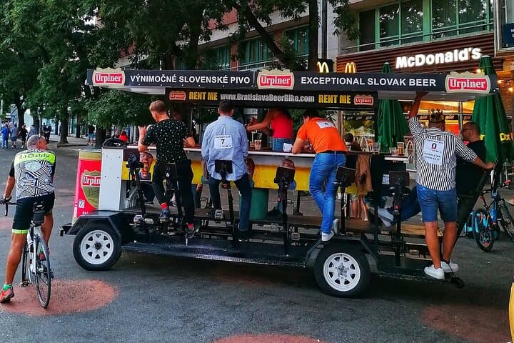 Bratislava Beer Bike Tour: 90-Min All-You-Can-Drink City Ride photo 3