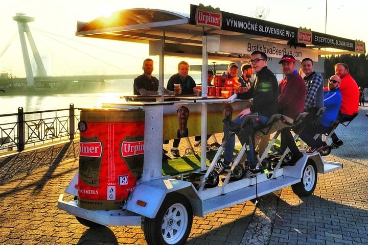Bratislava Beer Bike Tour: 90-Min All-You-Can-Drink City Ride photo 4