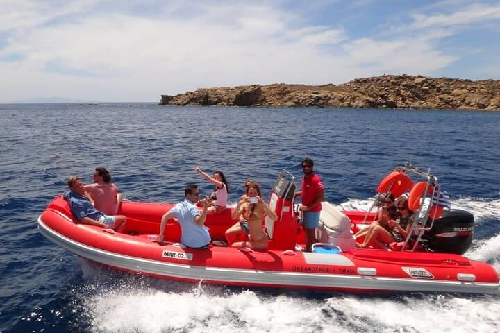 Mykonos Private Sea Safari: 2-Hour Powerboat Snorkeling Adventure photo 1