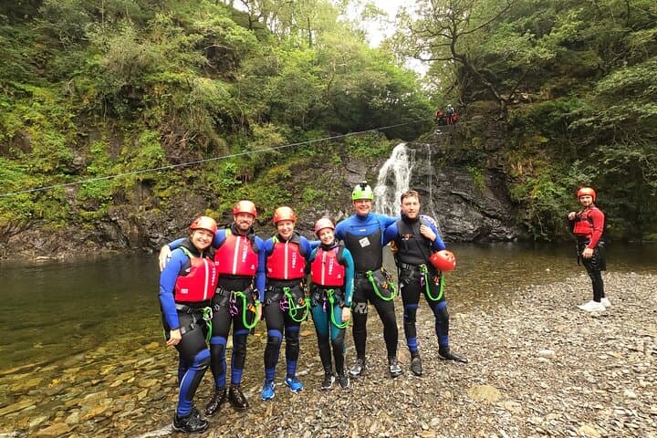 Extreme Canyoning in Snowdonia: Gorge Jumps, Abseils & Zip Lines in Eryri photo 3