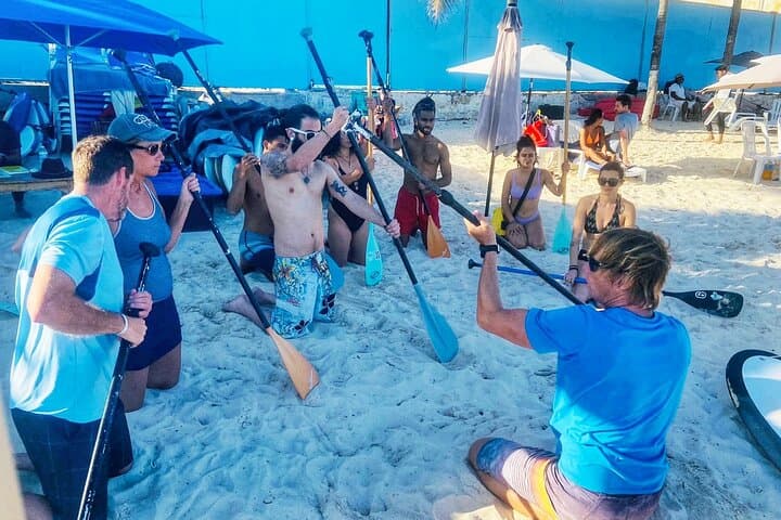 Playa del Carmen Private Stand-Up Paddleboard Class with Certified Instructor photo 3