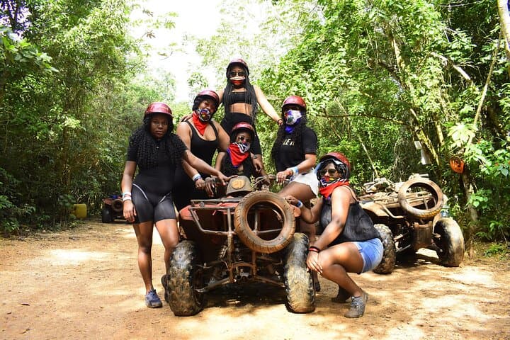 Mayan Jungle ATV, Zipline & Cenote Adventure from Cancun