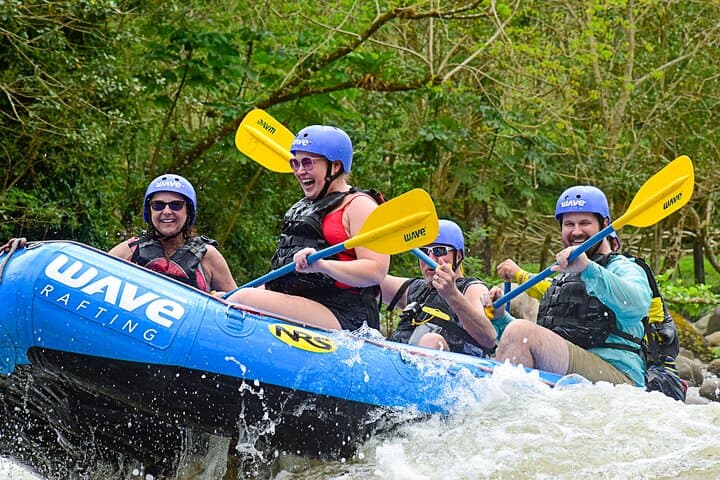 Balsa River Rafting: Arenal to Manuel Antonio Shuttle with Class II–III Rapids