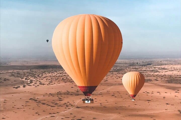 Atlas Mountains Hot Air Balloon Ride from Marrakech — Berber Breakfast & Camel Experience