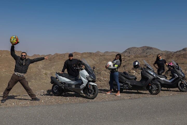 Scooter Through Dubai's Maleha Dunes: Full-Day Small-Group MAX Tour