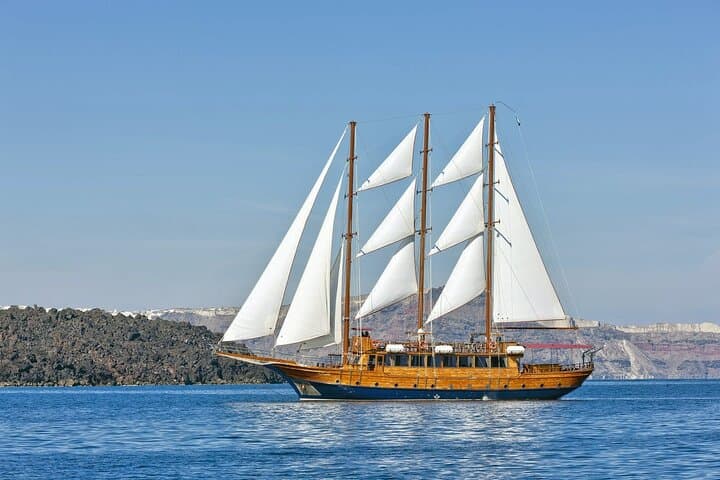 Santorini Sunset Cruise: Caldera Sailing, Hot Springs & Taverna Dinner photo 3