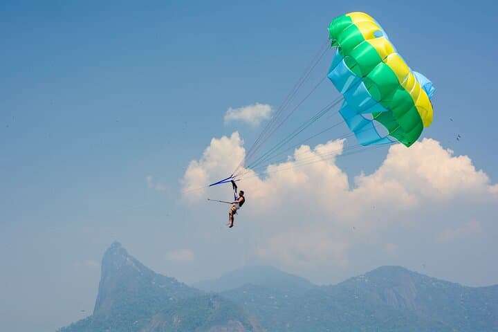 Parasailing Over Rio: Speedboat Tour & 197-ft Aerial Views of Sugarloaf, Copacabana & Ipanema