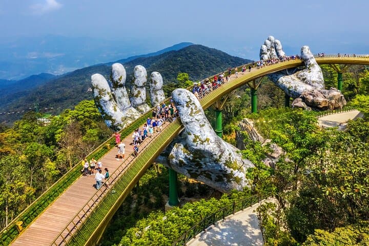 Golden Bridge & Ba Na Hills Full-Day Tour with Cable Car & Buffet Lunch