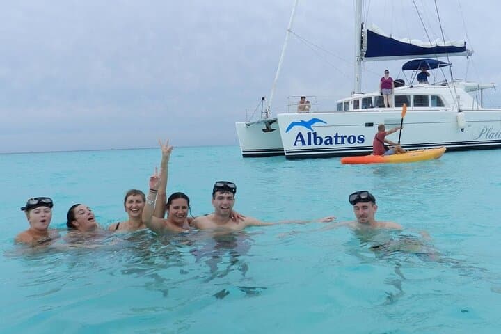 Deluxe Catamaran to Isla Mujeres: Snorkel, Beach Club & Open Bar Experience photo 3