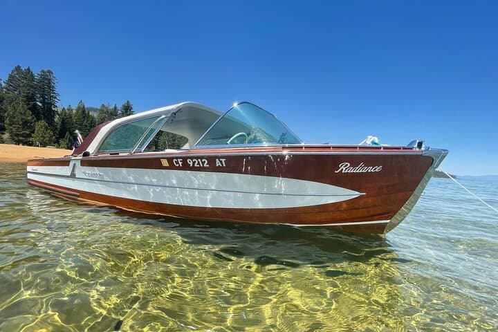 Alpenglow Private Lake Tahoe Wooden-Boat Cruise (3 Hours)