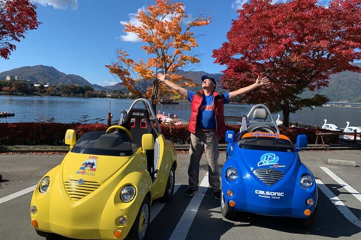Tomica E‑Car Tour Around Lake Kawaguchiko: Drive Mini EVs with Fuji Views photo 1