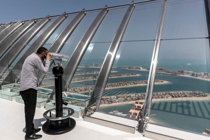 View at The Palm: 360° Observation Deck on Palm Tower, Dubai photo 5