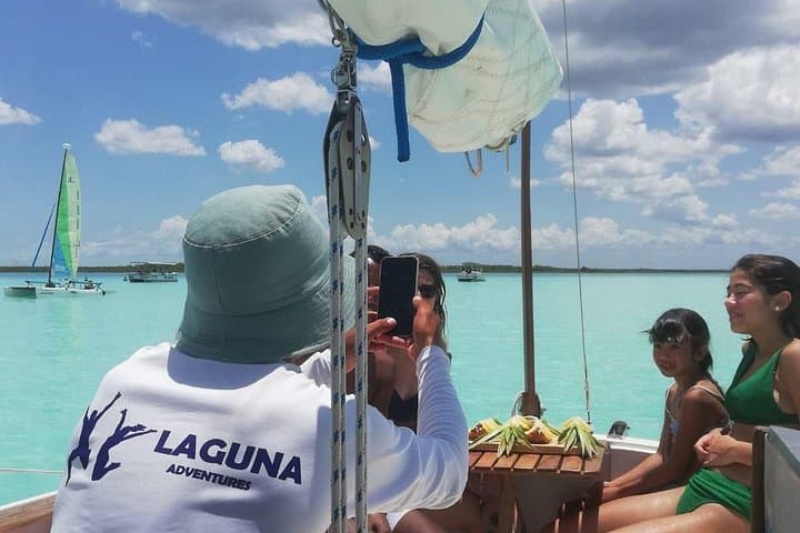 Sail the Seven Colors Lagoon: Bacalar Sailboat & Cenote Tour photo 3